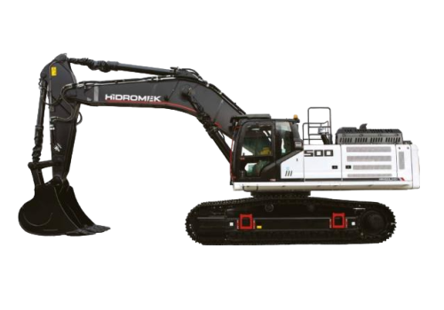 HIDROMEK HMK 500 LC HD Excavators with 201-300 HP Range & Has Excavators Type